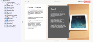 FasterCourse Start Up Template Choice 2 Images page