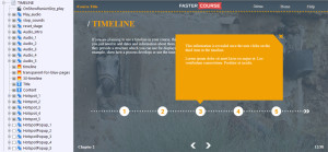 FasterCourse Countryside Template Timeline page