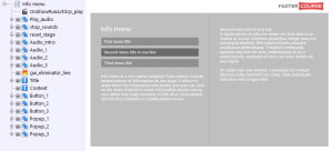 FasterCourse City Template Info Menu page