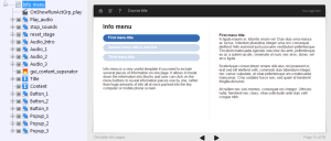 FasterCourse Oceanside Template Info Menu page