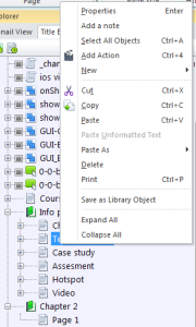 FasterCourse Countryside Template Right click menu page