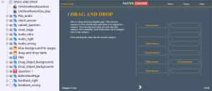 FasterCourse Countryside Template Drag and Drop page
