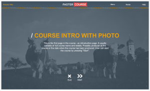 Articulate Storyline Countryside Guide Course Intro with Photo Preview