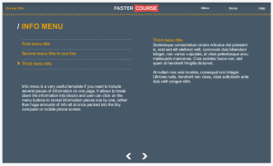 Articulate Storyline Countryside Guide Info Menu Preview