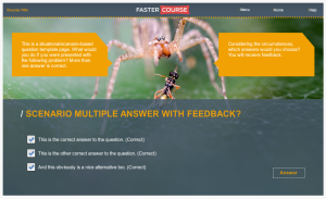 Articulate Storyline Countryside Guide Test Scenario Multiple Answer Preview