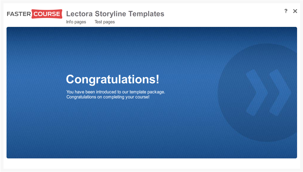 Articulate Storyline Free Guide Congratulations Preview