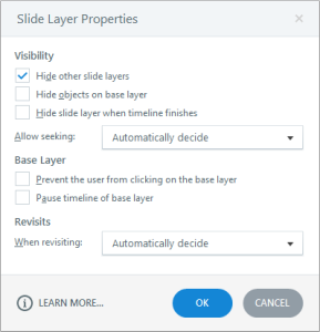 Articulate Storyline Guide Slide Layer Properties