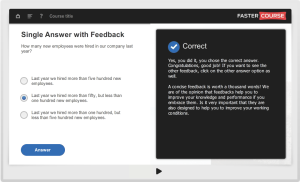 Articulate Storyline Oceanside Guide Single Answer with Feedback Preview