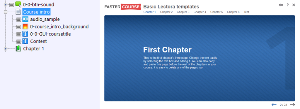 CourseIntro - E-learning Templates - FasterCourse