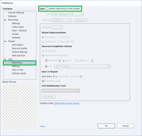 Captivate publish scorm 2 E learning Templates FasterCourse