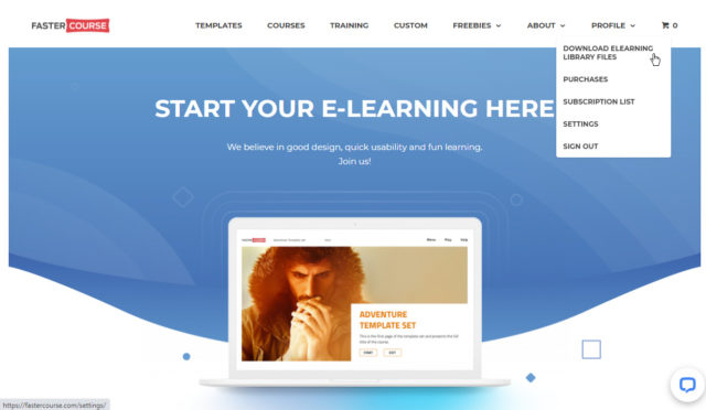 How to download the new templates - FasterCourse