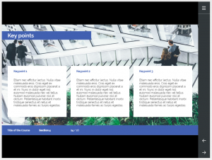 Tablet landscape view