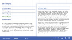 FasterCourse Light Info template set