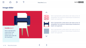 FasterCourse Vectors template set