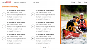 FasterCourse Adventure template set