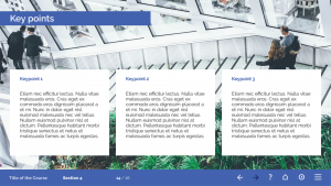 FasterCourse Light info template set