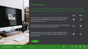 FasterCourse Dark test template set