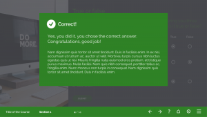 FasterCourse Dark test template set