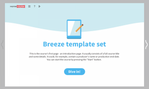 FasterCourse Breeze template set intro page