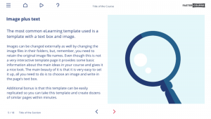 FasterCourse Vector template set