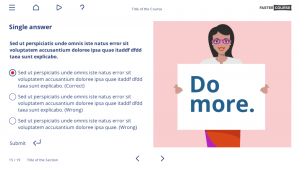 FasterCourse Vectors template set