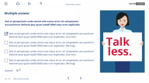 FasterCourse Vectors template set