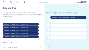 FasterCourse Vectors template set