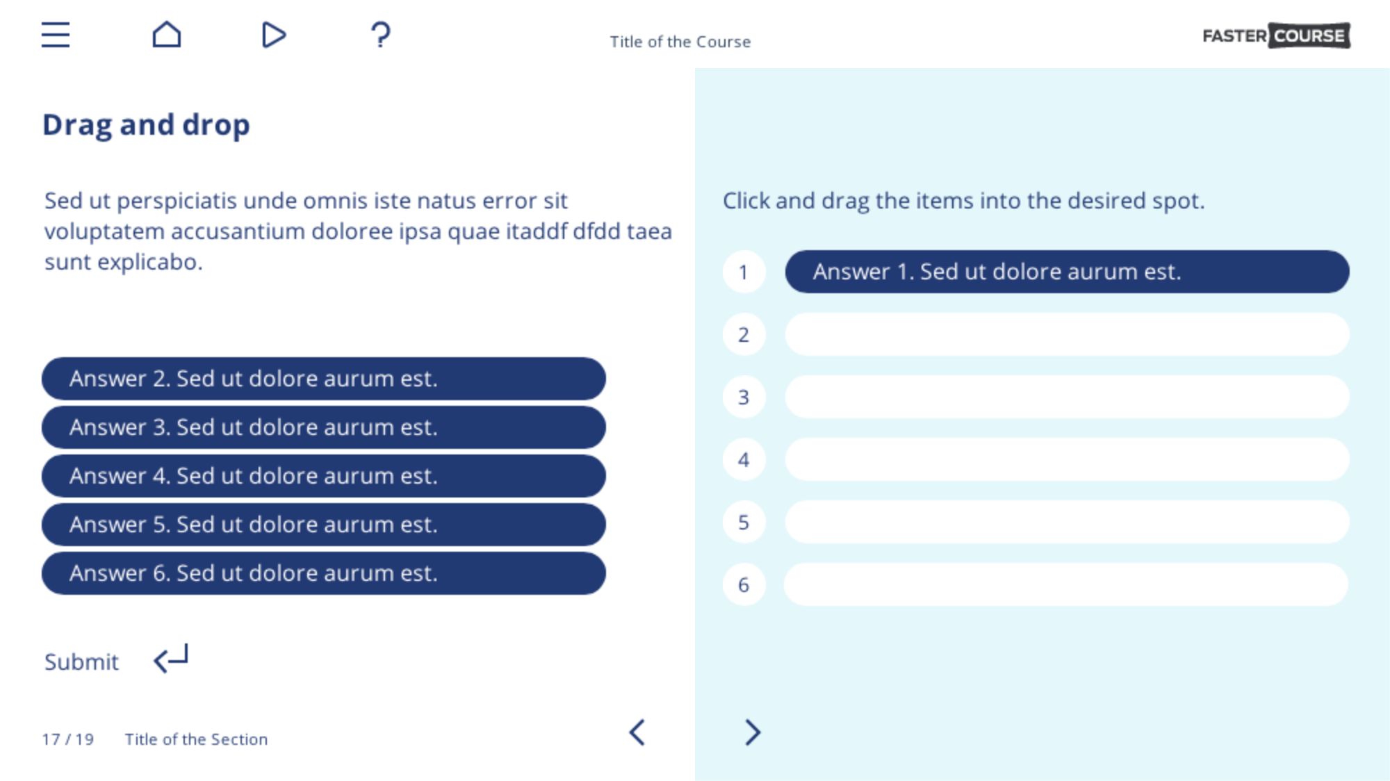 FasterCourse Vectors template set - E-learning Templates - FasterCourse