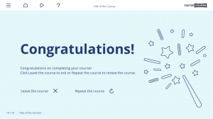 FasterCourse Vectors template set