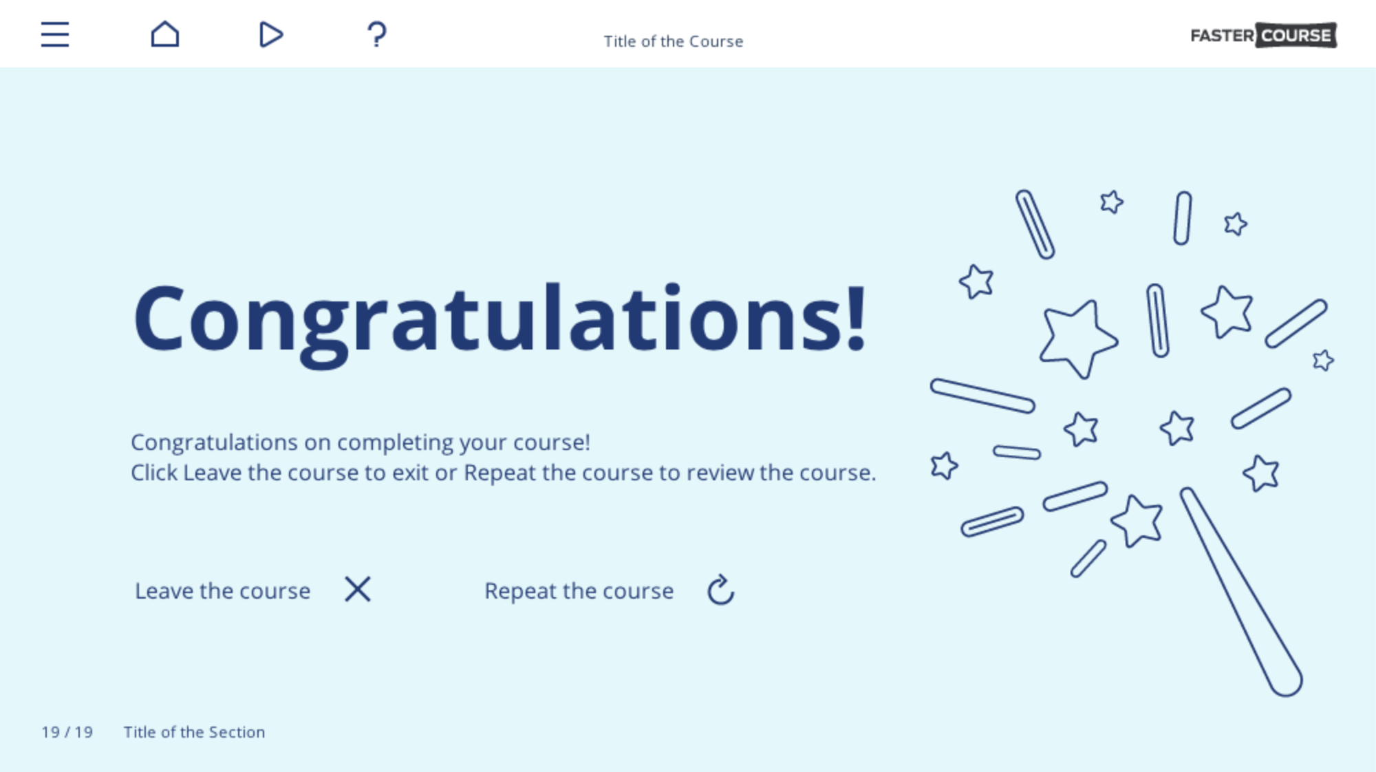 FasterCourse Vectors template set - E-learning Templates - FasterCourse
