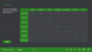 FasterCourse Dark quiz template set
