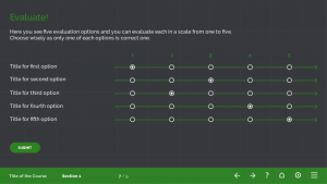 FasterCourse Dark quiz template set