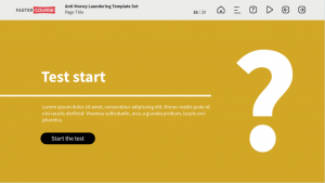 FasterCourse AML template set section intro page