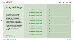 FasterCourse Data template set