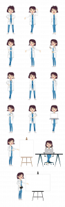 Characters_All_Poses_Hospital_Eve