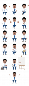Characters_All_Poses_Office_Carlos