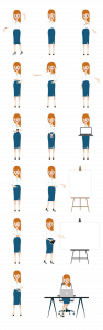 Characters_All_Poses_Office_Mary
