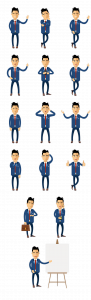 Characters_All_Poses_Office_Michael