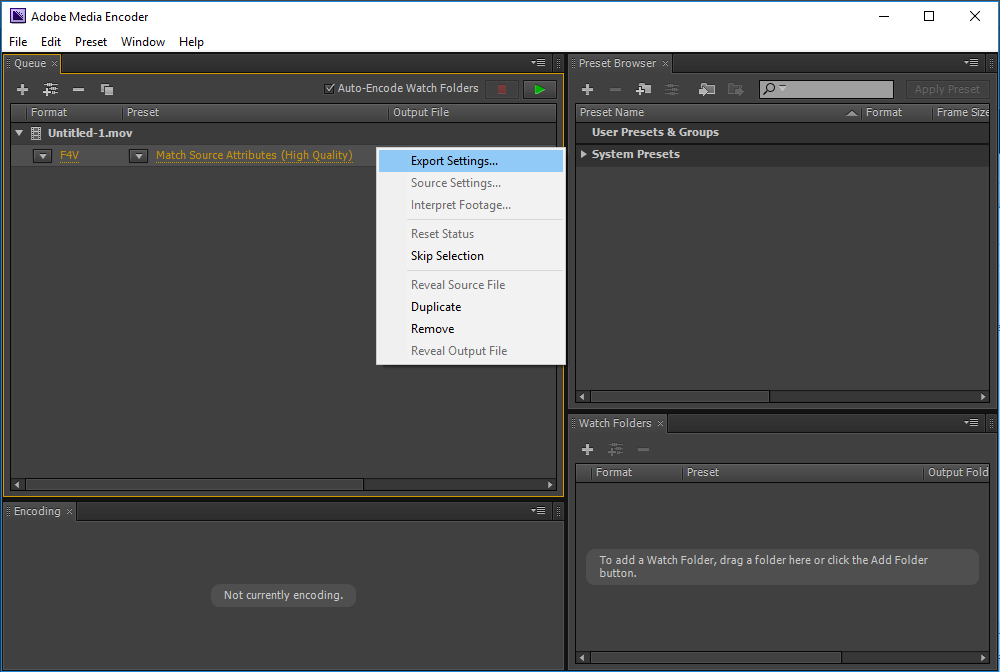 encoder_export_settings