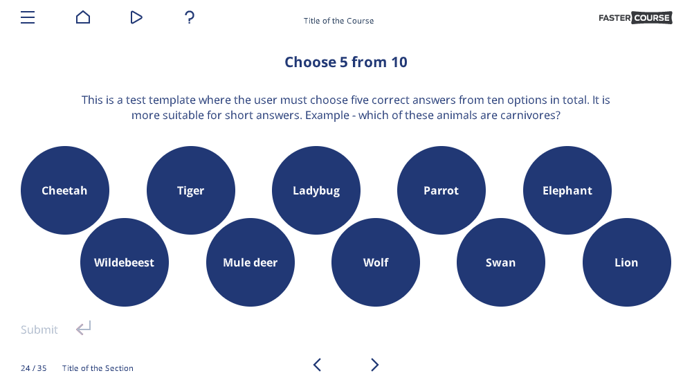Elearning_Knowledge_Check_Choose_Five