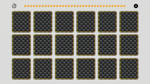 Flash cards memory game layout closed