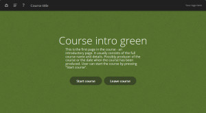 green oceanside e-learning templates example