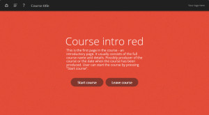 red oceanside e-learning templates example