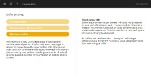 yellow oceanside e-learning template example