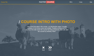 Articulate Storyline template set - Countryside, Articulate storyline templates