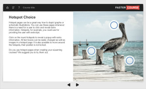 Articulate Storyline template set - Oceanside Blue