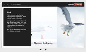 Articulate Storyline template set - Oceanside Blue