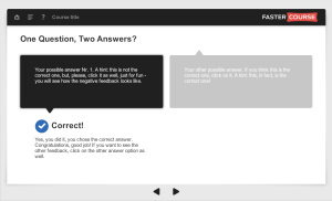 Articulate Storyline template set - Oceanside Blue