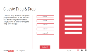 Interactive lectora e-learning test templates