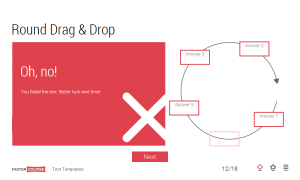 Interactive lectora e-learning test templates